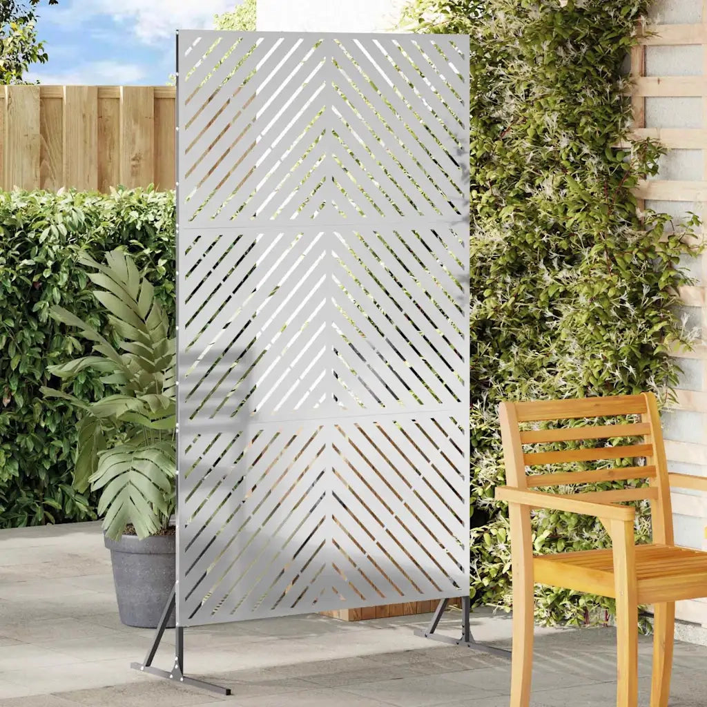 Schermo per Privacy Grigio 100 x 50 x 180 cm Acciaio CFW7456739