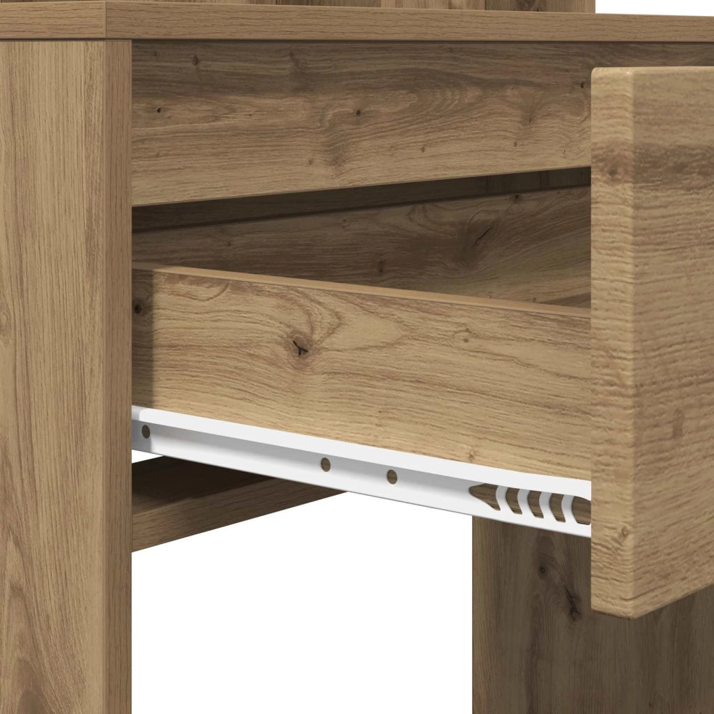 Tavoli da Trucco per Camera da Letto Rovere artigianale 888976