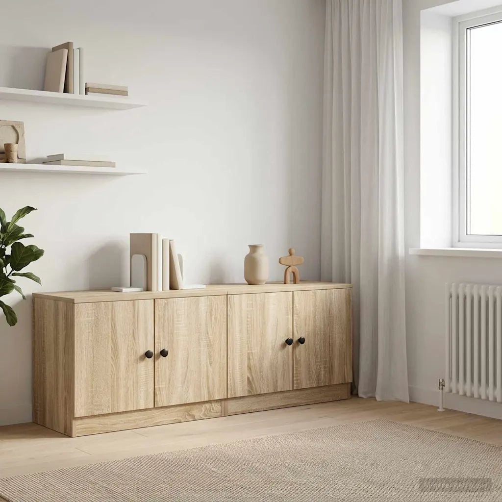 Armadietto per letto 2 pcs Rovere Sonoma 66 x 35 x 48 cm
