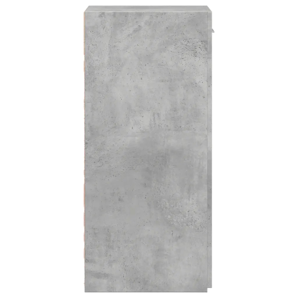 vidaXL Credenza Grigio Cemento 40x42,5x93 cm in Legno Multistrato