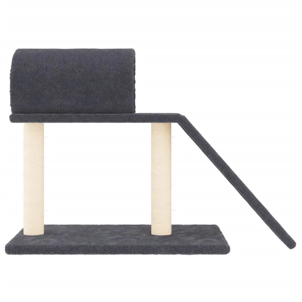 Tiragraffi con tunnel e scaletta scuro 55,5 cm grigio 02_0022800