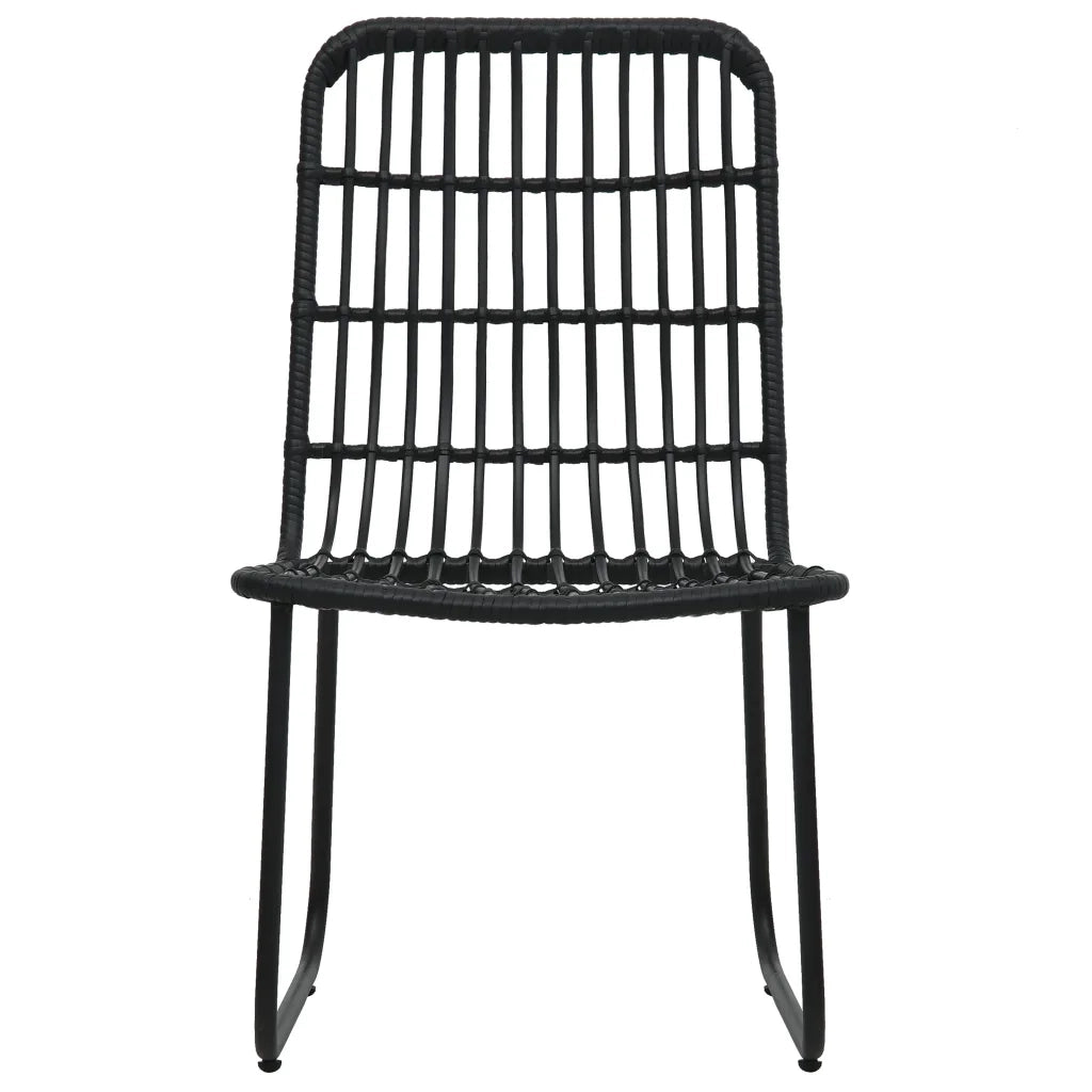Set da Pranzo da Giardino 5 pz in Polyrattan e Vetro 3060245