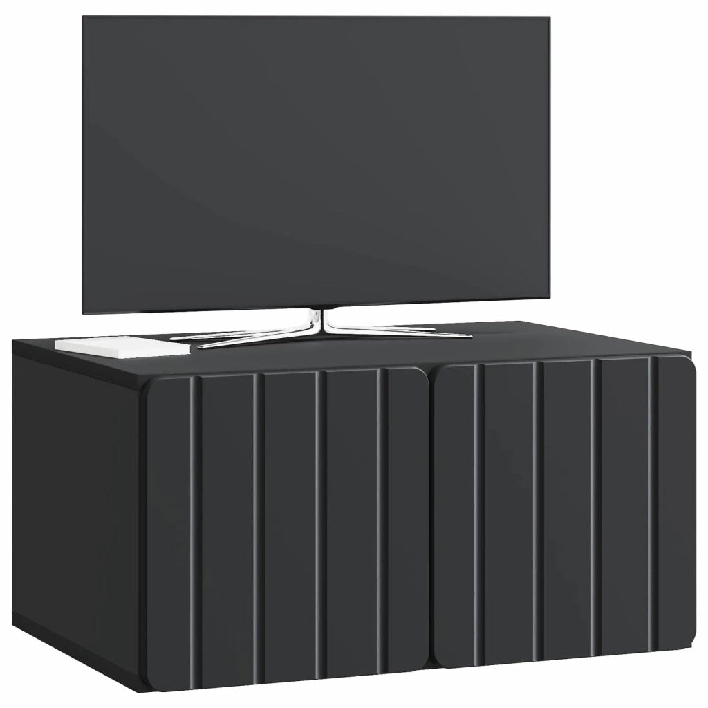 Mobile Porta TV da Muro Nero 59,5 x 41 x 30 cm