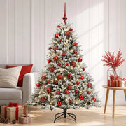 Albero di Natale artificiale con palline 150 cm 150 LED 3465850