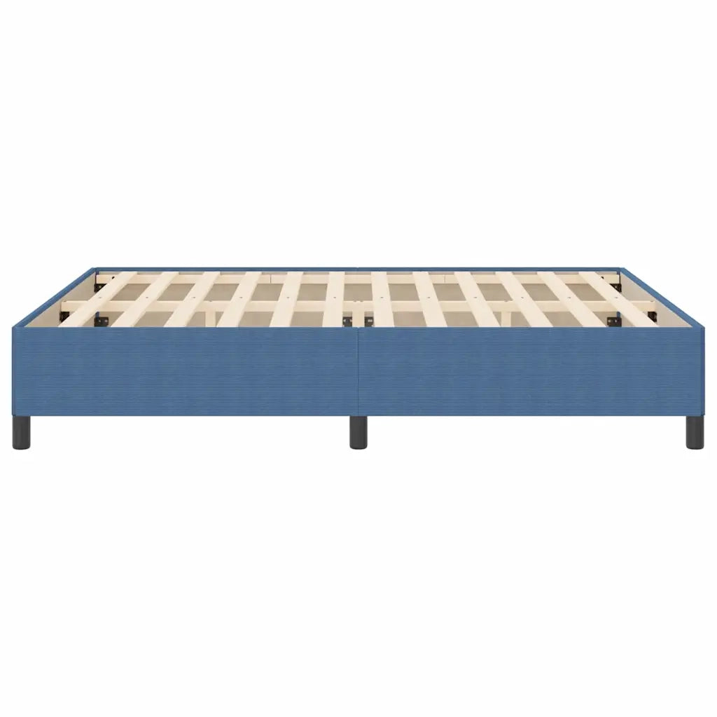 Letto a molle Blu 180 x 200 cm Tessuto in Cords 42006985