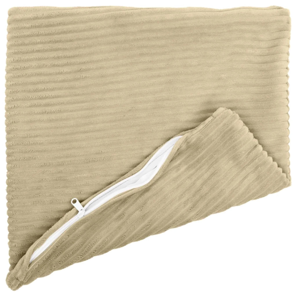 Federa 2 pz HEERLEN Grigio Verde 35 x 35 cm corduroy 908079