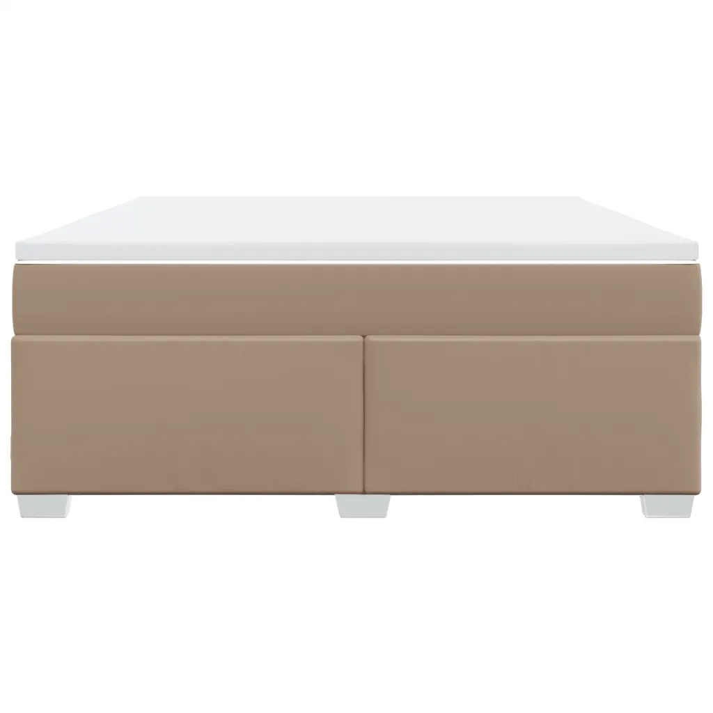 Giroletto a Molle con Materasso Cappuccino 180x200cm Similpelle 3285224