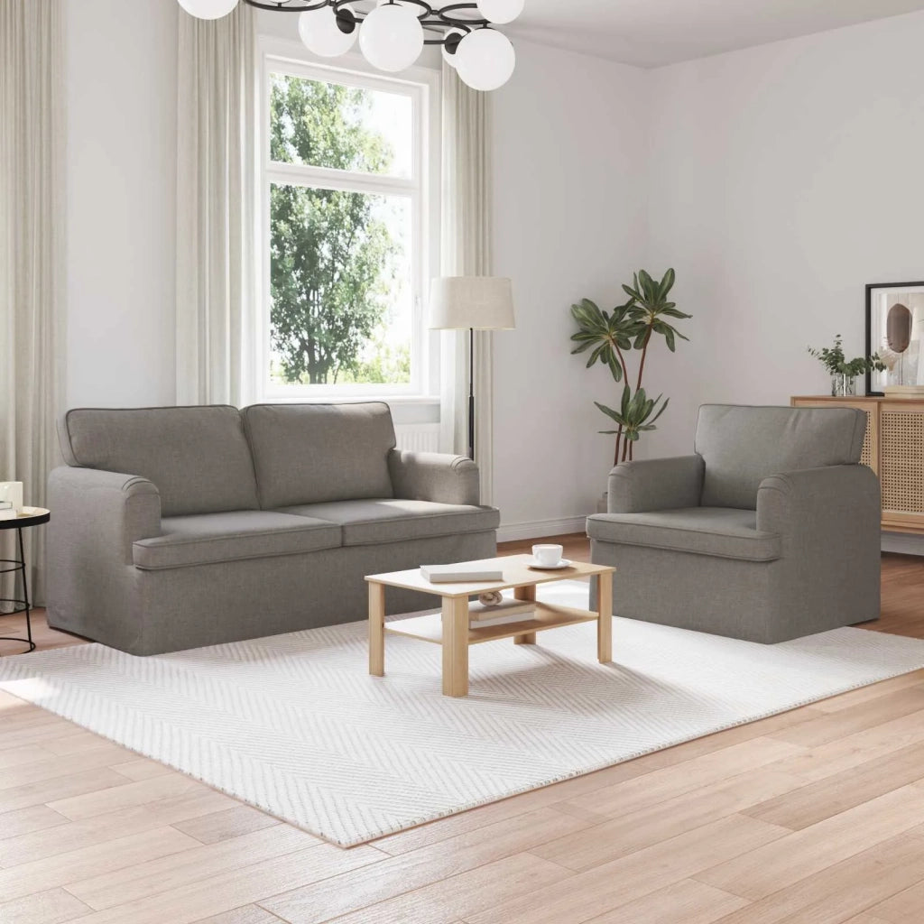 Set di divani 2 pcs Talpa 162 x 80 x 85 cm Tessuto