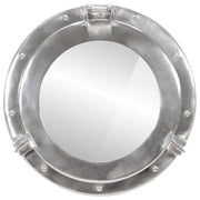 Specchio da Parete-Specchio a Muro-Specchio Decorativo Design Obl¨° ?38 cm in Alluminio e Vetro 736902