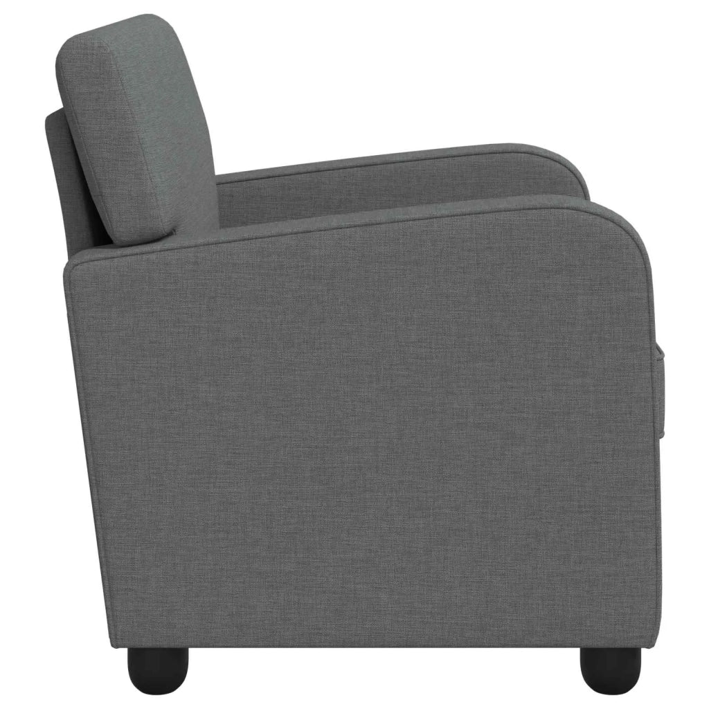 Poltrona Grigio Scuro Tessuto 42043394