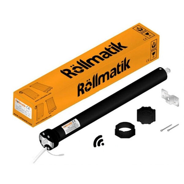 Motore per tapparelle con finecorsa elettronici radiocomandato bidirezionale. Portata 20Nm - 40Kg
