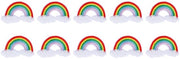 Applicazioni regolari 10 x tessuti colorati patch - Cucito a mano - Decorativo - Abbigliamento - Costume - Ampia applicazione