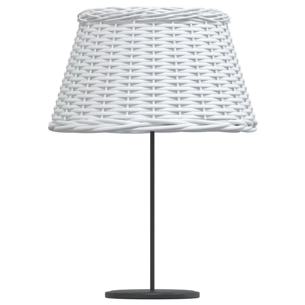Paralume Bianco Ø50x30 cm in Vimini 364387