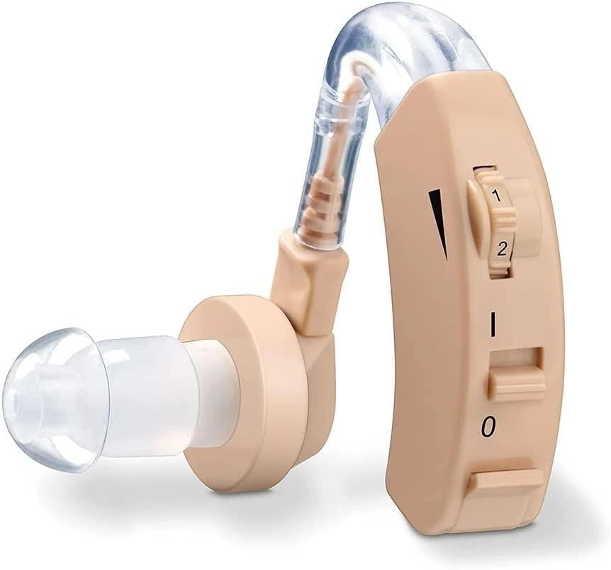 Beurer HA 20 Apparecchio Acustico che amplifica il volume di tutti i suoni interni ed esterni Volume regolabile 3 accessori per adattarlo individualmente al canale