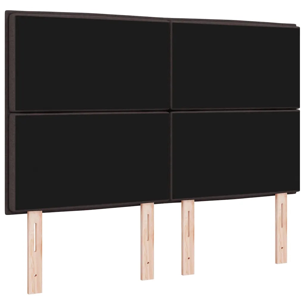 Testiera Marrone Scuro 144 cm Tessuto 3337687
