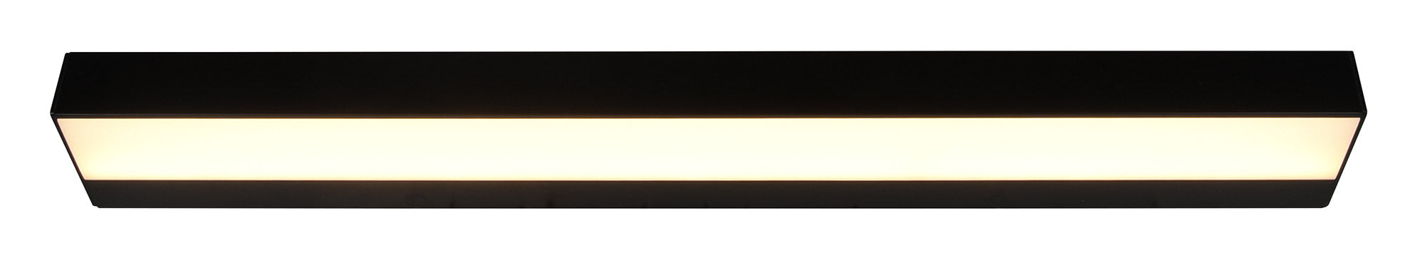 Applique da Interno a LED in Alluminio Nero Opaco