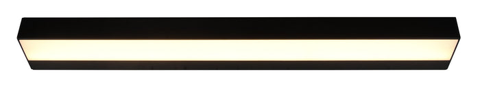 Applique da Interno a LED in Alluminio Nero Opaco