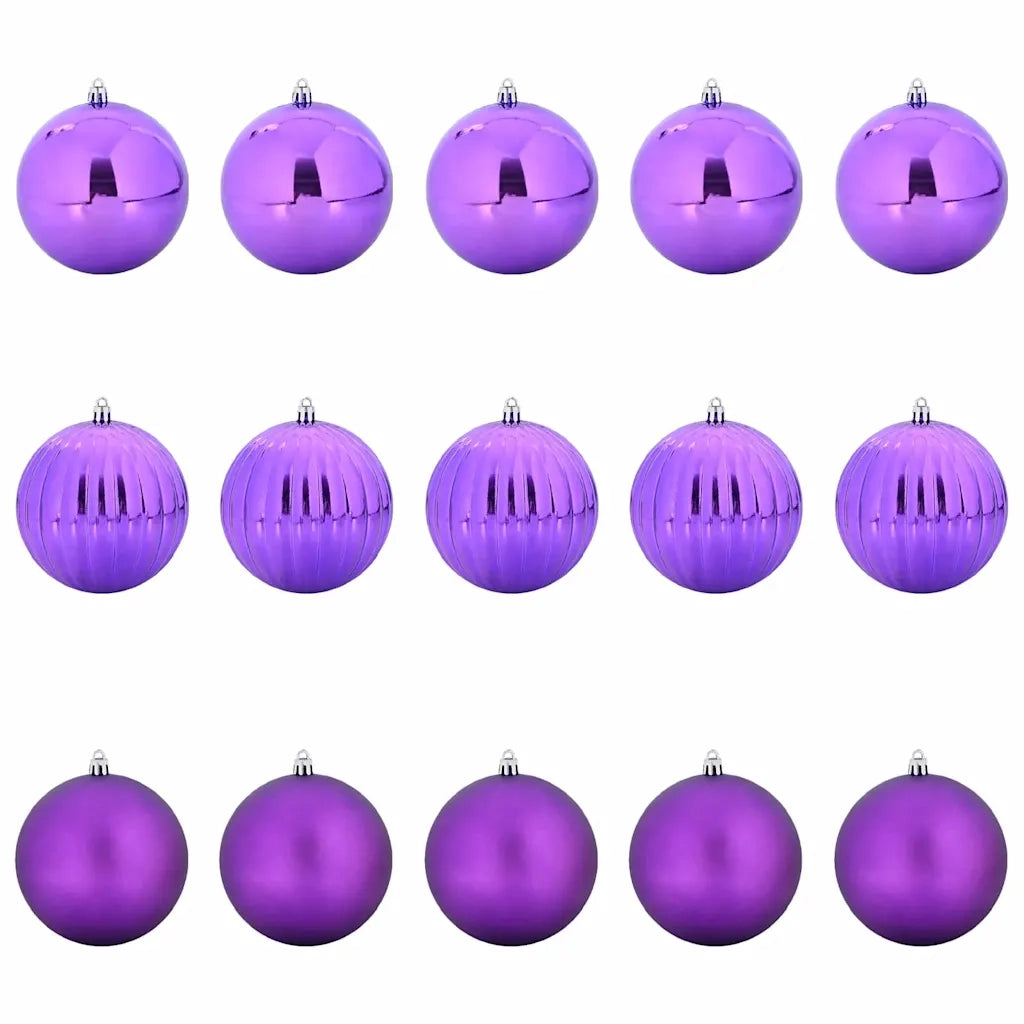 Set di Palle di Natale 15 pz-Decorazioni natalizie Lill¨¤ Plastica