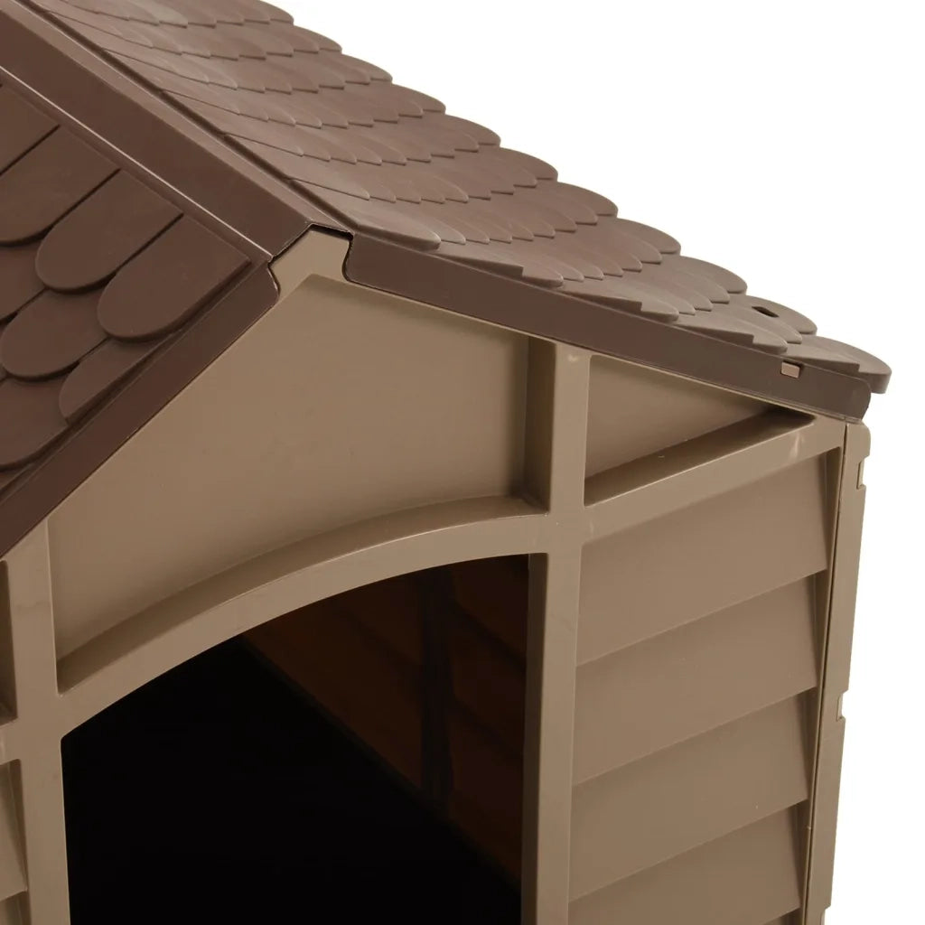 Cuccia per Cani Marrone 71x71,5x68 cm in PP CFW1397644