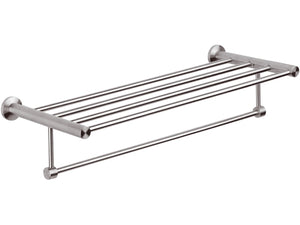 Portasciugamano multiplo cm 60 - serie minimal inox