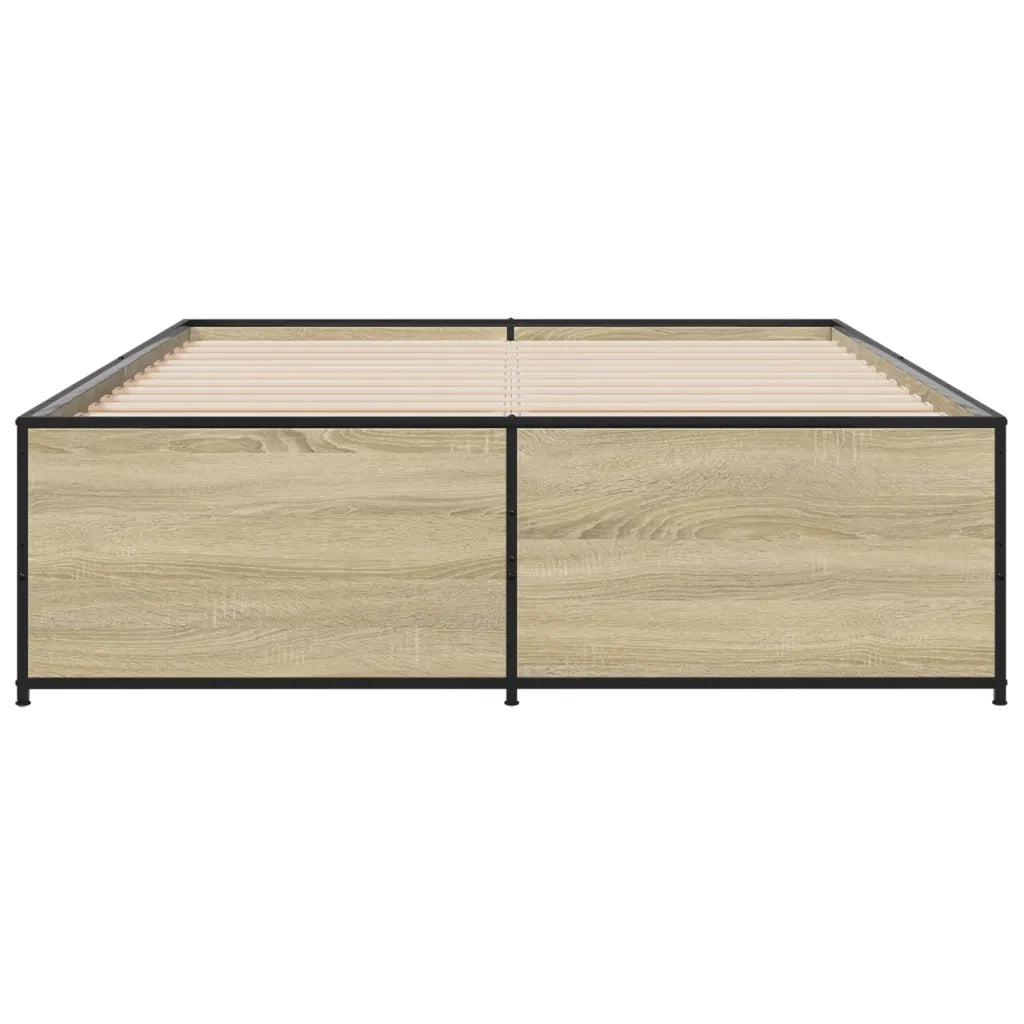 Giroletto Rovere Sonoma 120x200 cm in Legno Multistrato Metallo 3279893