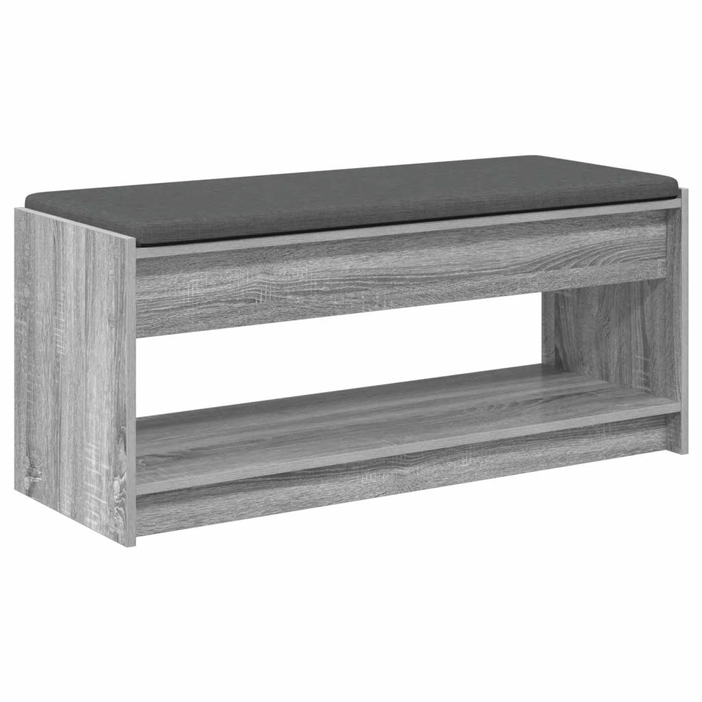 Panca per ingresso Sonoma grigia 103 x 38 x 45 cm 891589