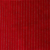 Copri base albero tessuto rosso e argento tondo cm Ø56xh25