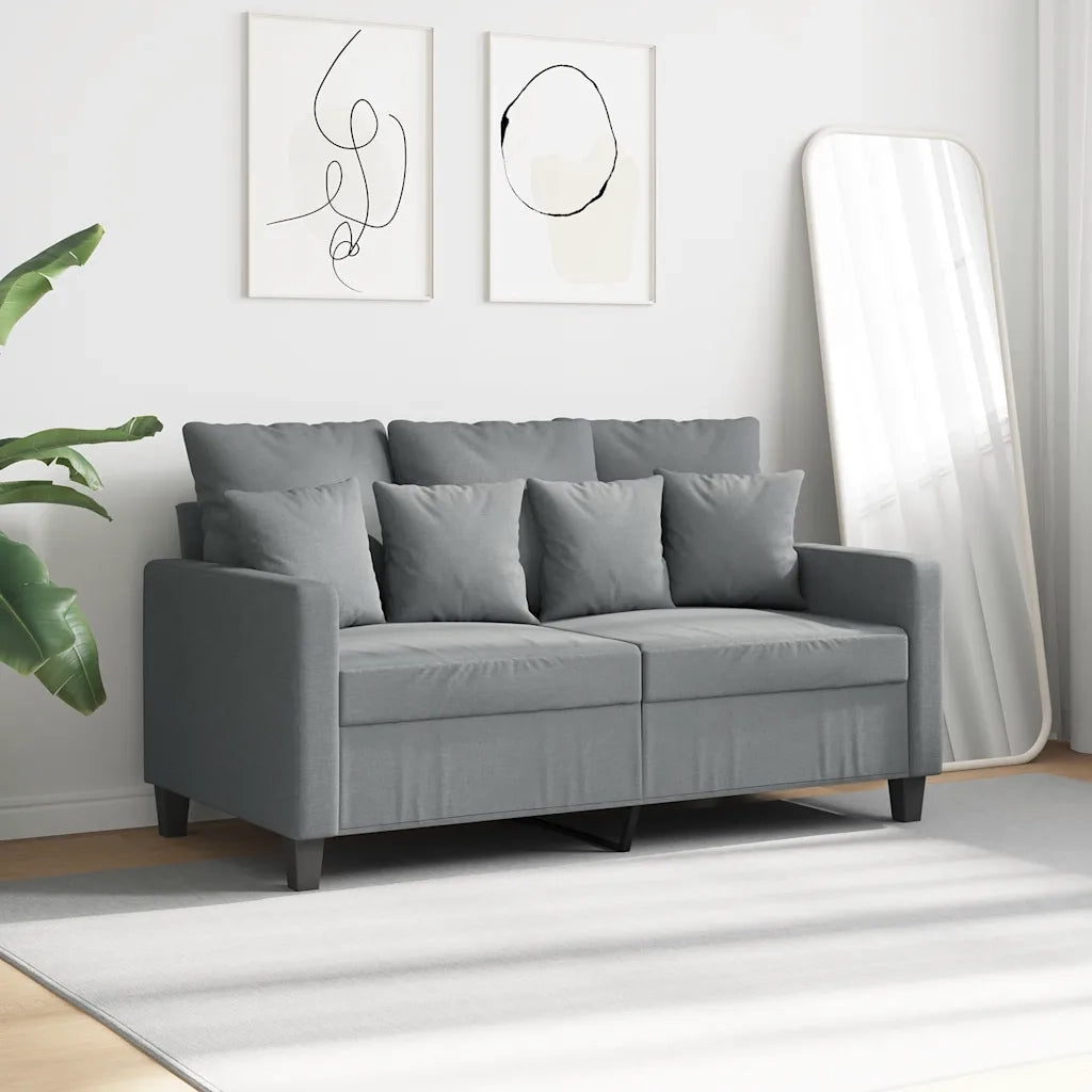 Divano a 2 Posti Grigio Chiaro 120 cm in Tessutocod mxl 130861