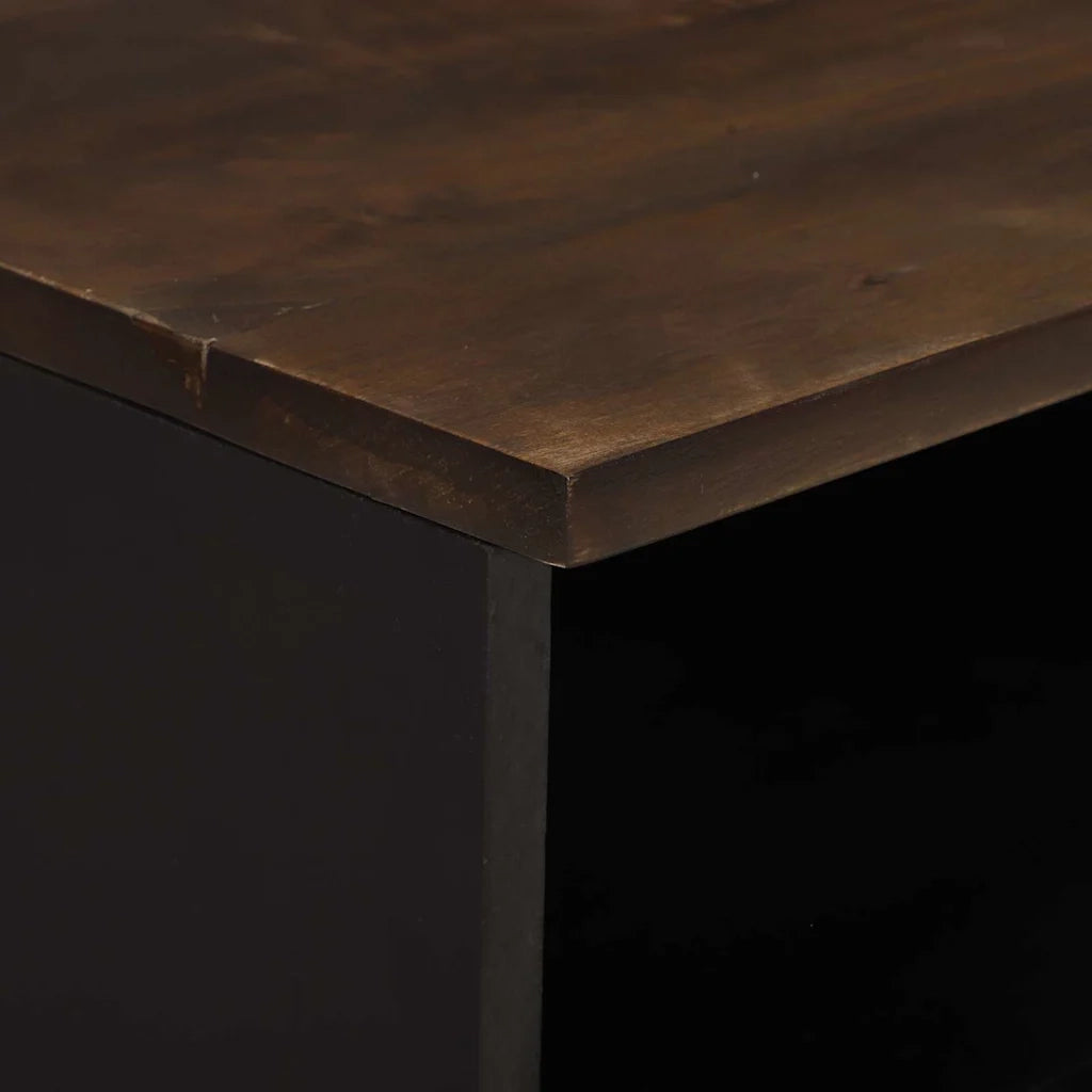 Mobile TV con cassetto-Credenza per TV Noce 100 x 33 x 46 cm Legno multistrato