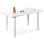 Ozello, Tavolo da Esterno 6 Posti Made in Italy, 126x76x72h cm Bianco