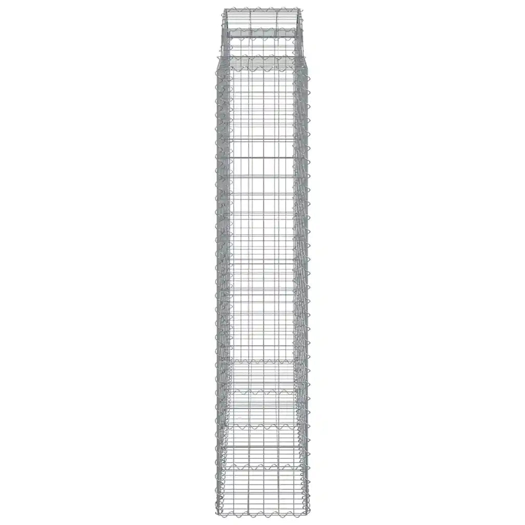 Cesti Gabbioni ad Arco 7 pz 200x50x200/220 cm Ferro Zincato 3146430