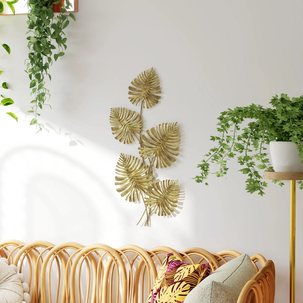 Decorazione Parete Foglia Oro ¨C Zephmum ¨C 50x30 cm