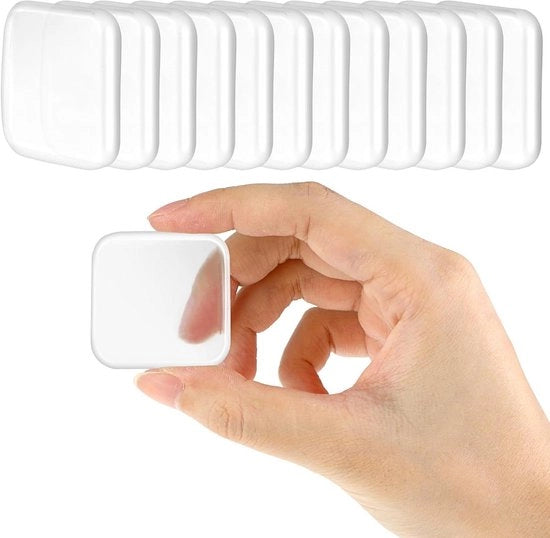 Stopper per porte in silicone trasparente - Protezione per parete autoadesiva per casa, camera da letto, ufficio, scuola - 12 pezzi