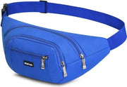 Sacca a tracolla impermeabile, sacca a tracolla con 3 tasche, sacca a tracolla per uomo e donna, per escursioni, outdoor, sport, sacca a tracolla, sacca a tracolla per viaggi, contenitore per denaro