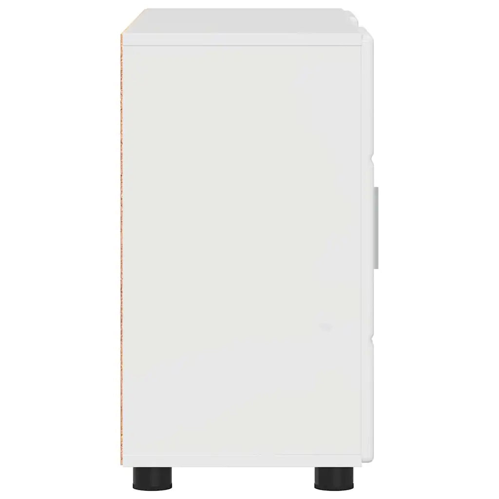 Credenza con porta FLORIN Bianco Lucido 88,5 x 30,5 x 55,5 cm