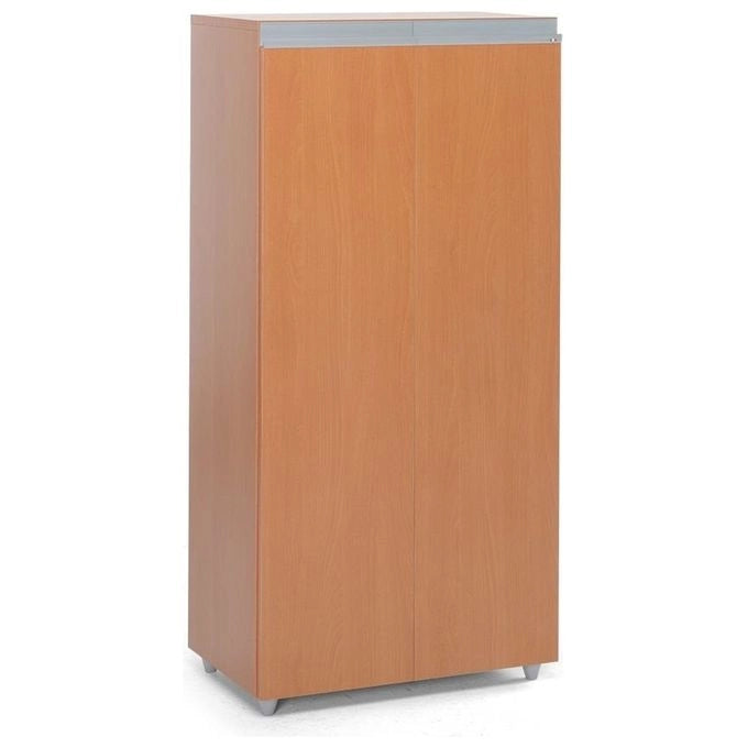Foppapedretti 9900410106 Scar-pulì Mobile Scarpiera Chiuso con 7 Griglie e Pannello Posteriore Traforato colore Noce