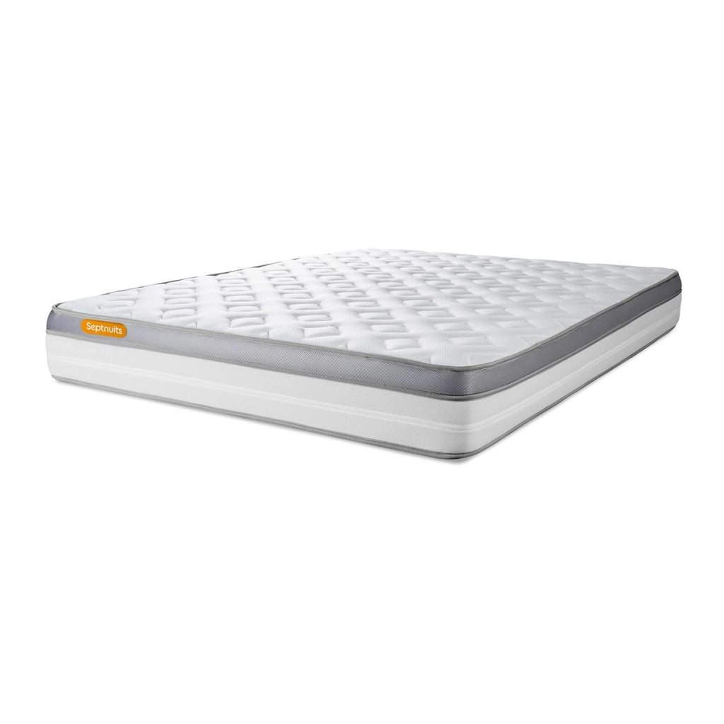Pacchetto letto completo - Materasso 180x200cm + Box spring con doghe (kit) + 2 cuscini + Piumino - Memo Zen