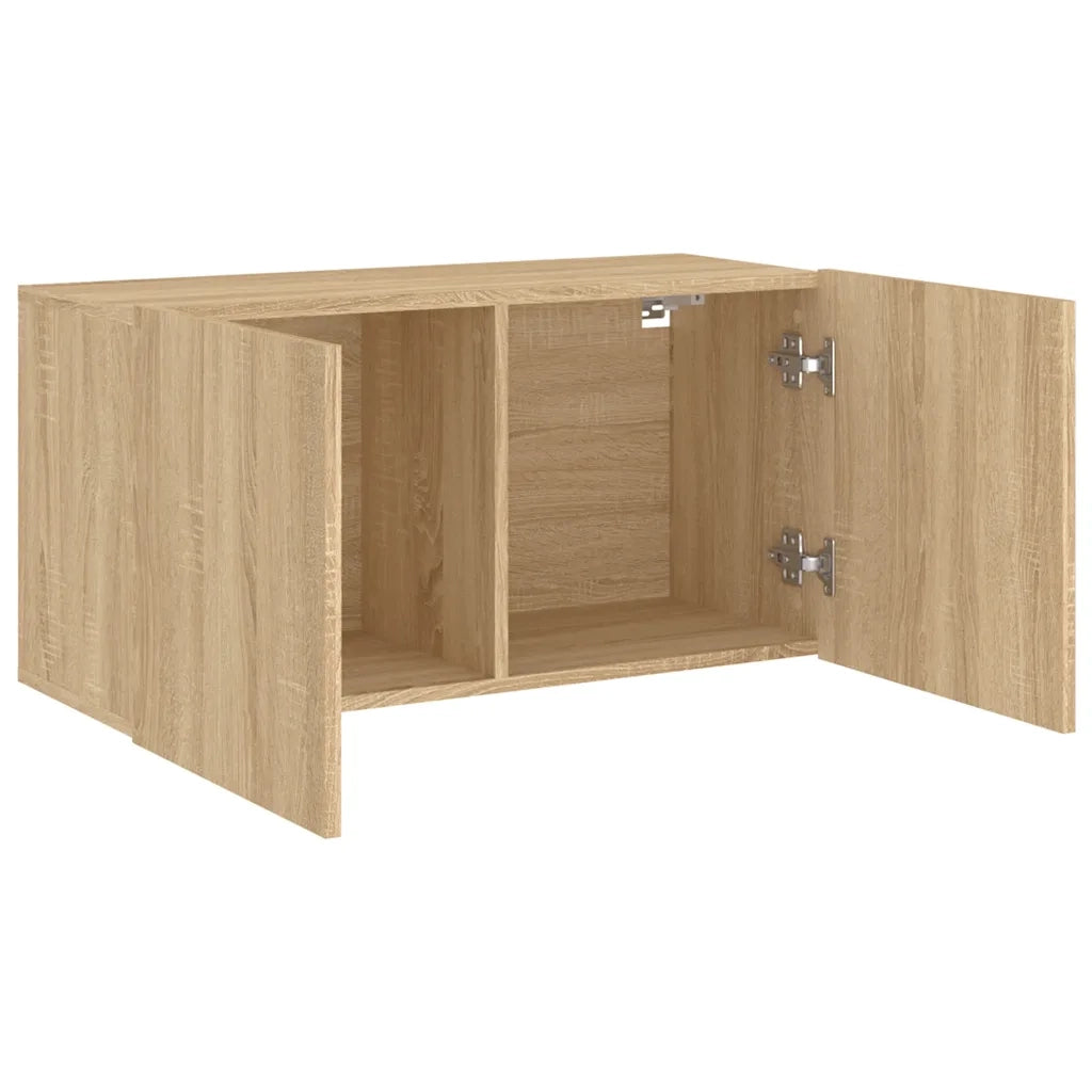 Mobile TV a Parete Rovere Sonoma 80x30x41 cm 836956