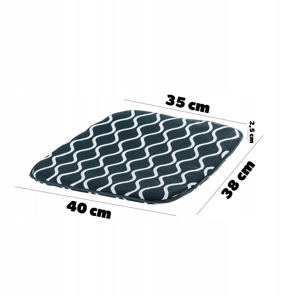 Cuscino per sedia da giardino KADAX, balcone, terrazzo, giardino, 40x38 cm, comodo