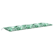 Cuscino per Panca | Cuscini per sedie a Foglie 180x50x7 cm in Tessuto Oxford