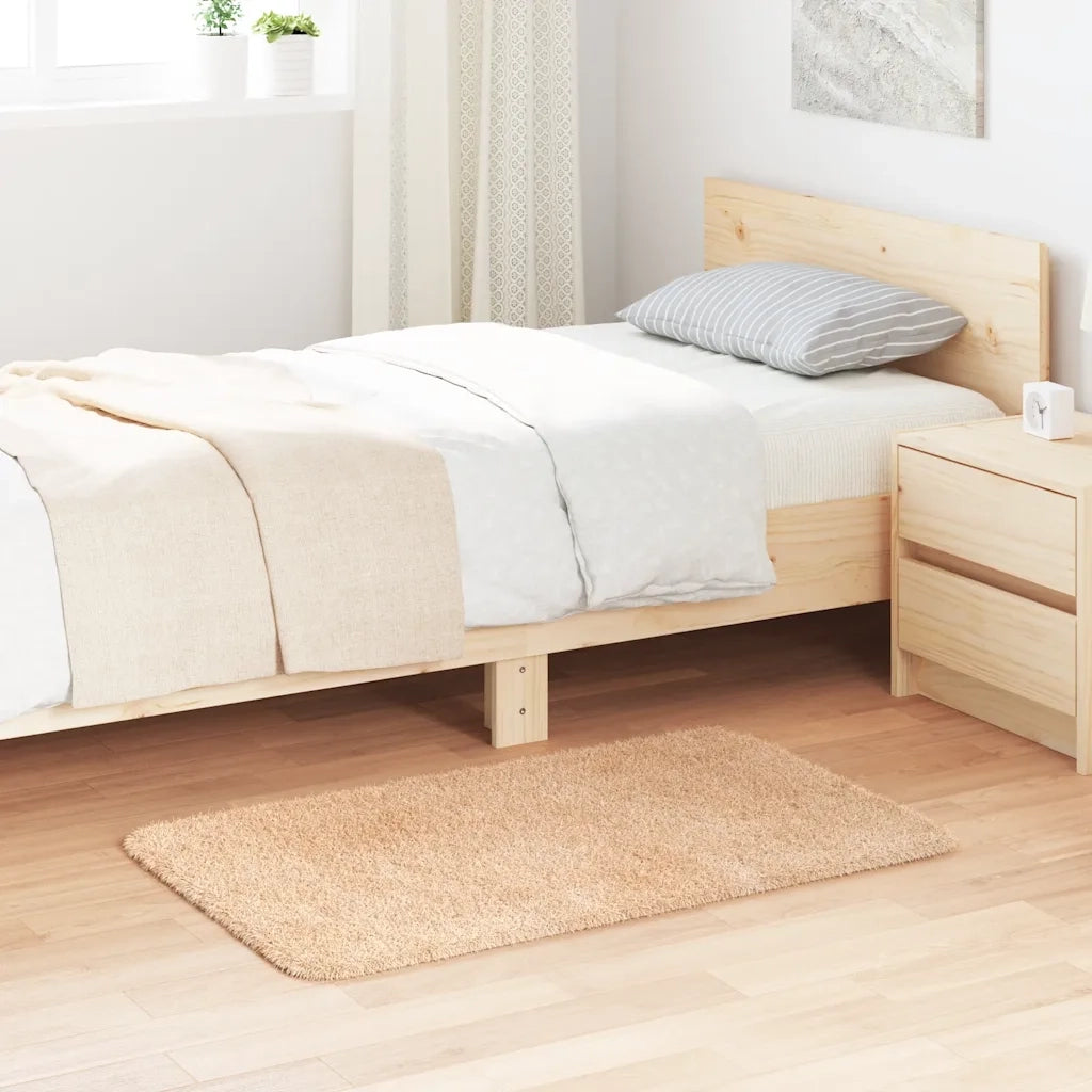 vidaXL Tappeto Shaggy a Pelo Lungo NAVARRA Beige 60x100 cm poliestere