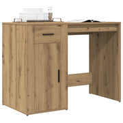 vidaXL Scrivania Rovere Artigianale 100x49x75 cm in Legno Multistrato