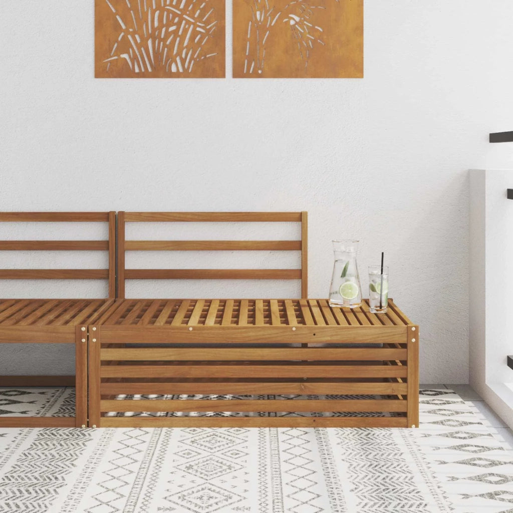 Divano da Giardino-Divano Esterno Finale Naturale 115 x 83 x 73 cm 431252