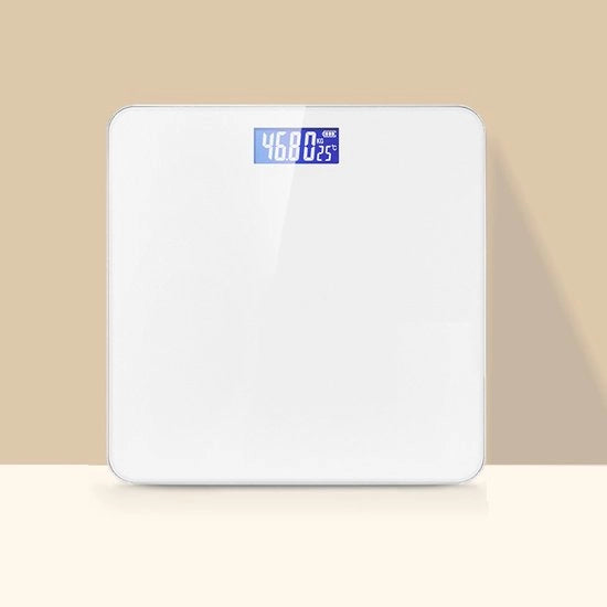 Weegapparaat digitale personale con schermo LED, design compatto, scala digitale personale molto precisa, misura peso fino a 180 kg