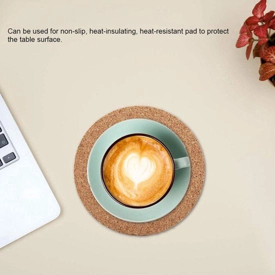 Set di 50 Tappeti in Legno di Cocco per Tazze da Caffè Resistente al Calore - Decorazione per Tavola per Bevande Naturali Vino - Set Completo di 50