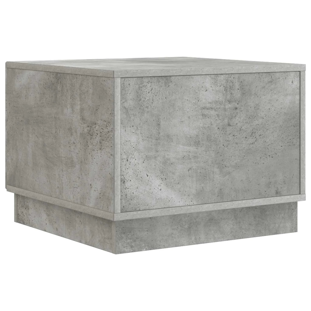 Tavolino da salotto con cassetto Grigio Cemento 49 x 50 x 37 cm