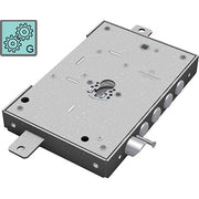 SERRATURA METALLO APPLICARE 2651 SECUREMME  F.SAGOM M3 TRIPL+SCR IP.MM 28 E.MM 63 DX/SX