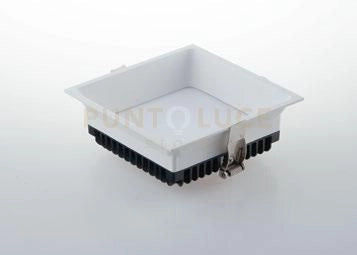 INCASSO LED XANTO BIANCO IN ALLUMINIO 18W 1700LM 3000K 14,5X14,5X5,5CM INC-XANTO-C-Q145