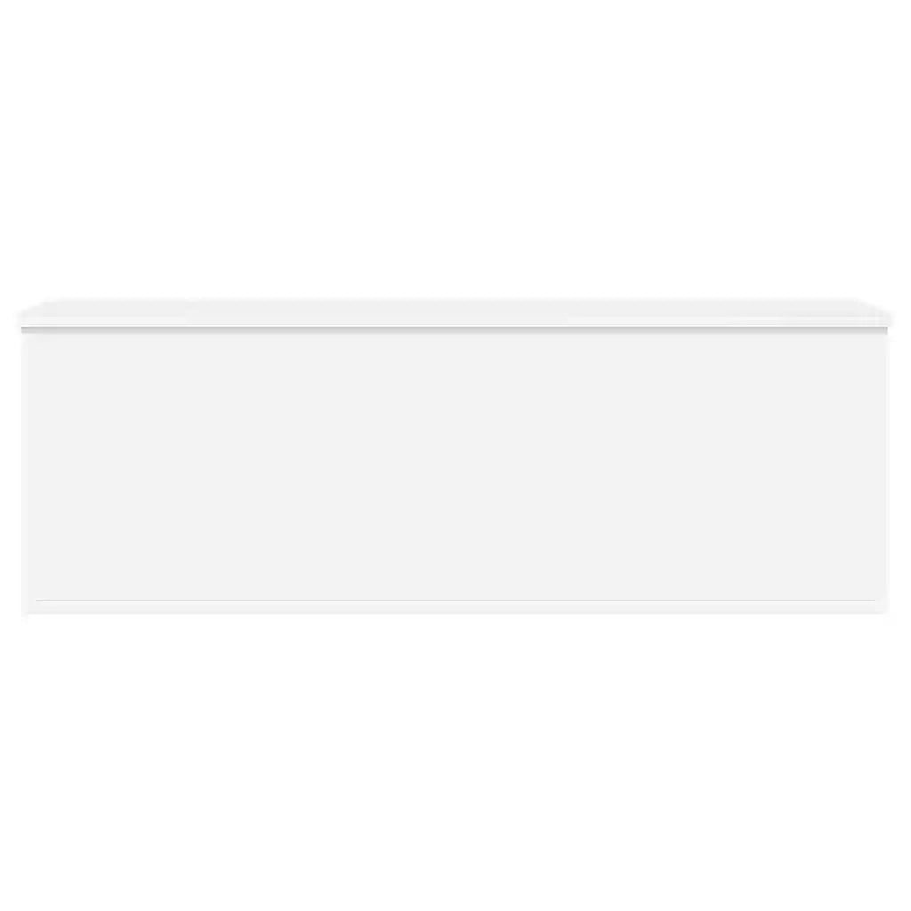 Contenitore Portaoggetti Bianco 102x35x35 cm in Truciolato 840688
