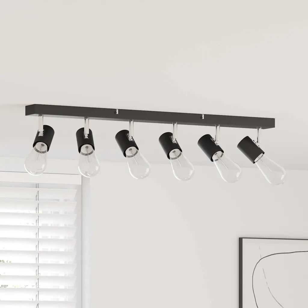 Faretto da soffitto Nero 73 x 6,5 x 11,5 cm Metallo CFW4741248